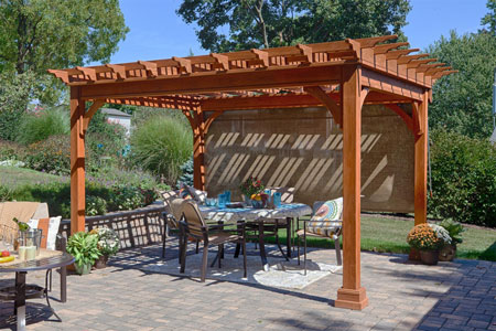 new pergola home addition in Radnor, PA