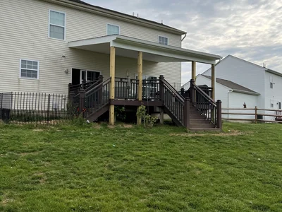 Custom-built deck for a Gladwyne, PA homeowner