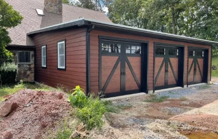 new two car, attached garage in Frazer, PA