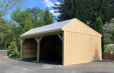 new two car, detached garage in Gladwyne, PA